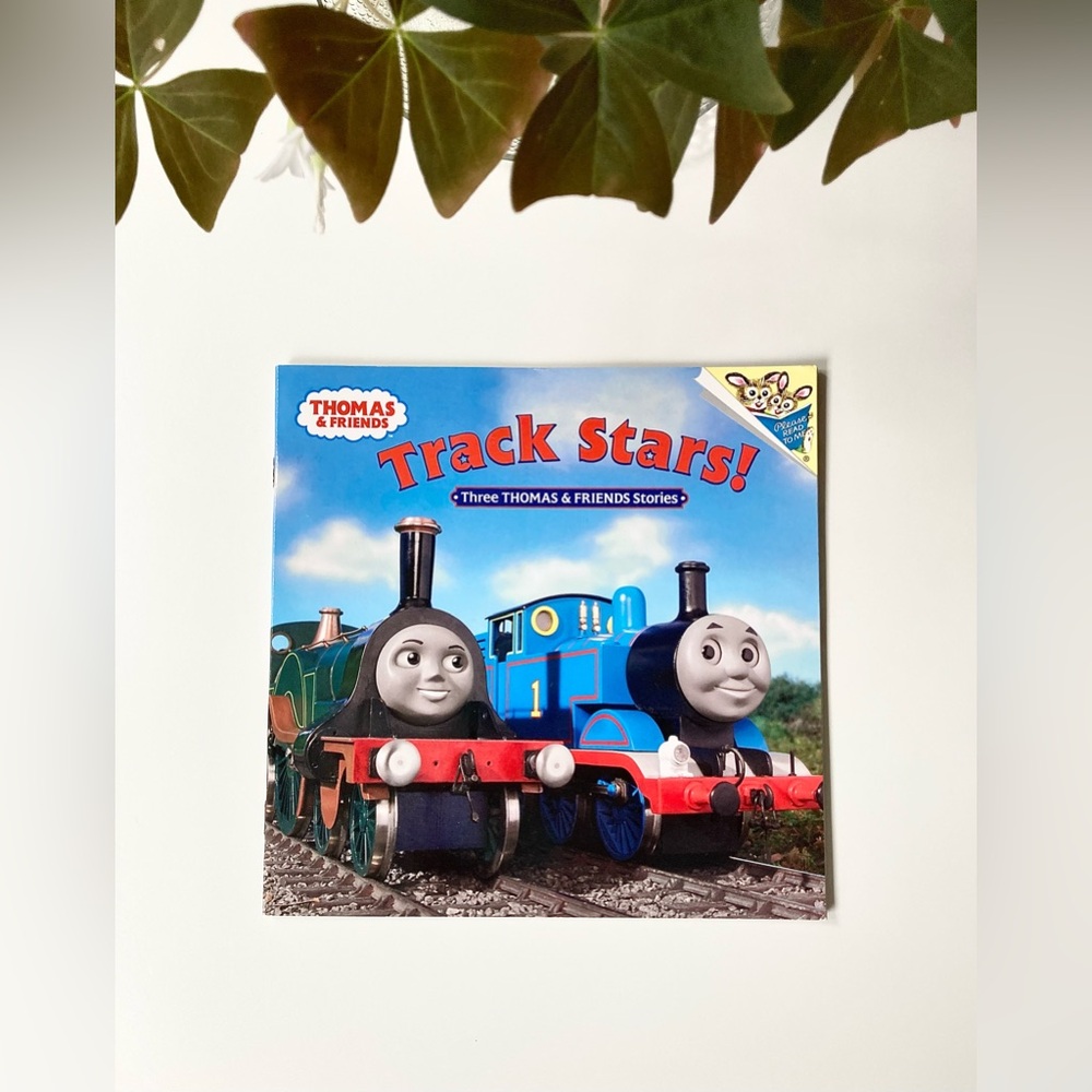 Vintage Thomas & Friends Track Stars Picture Book 3 Stories in 1 Kids Book
